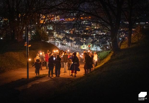 Balade aux flambeaux "les duos de l'Histoire à la Citadelle"